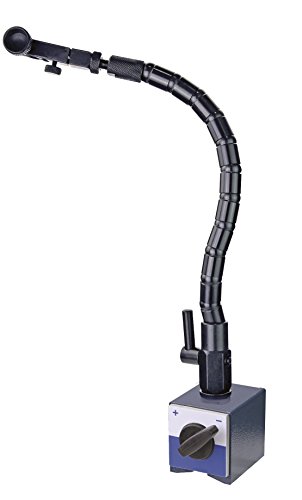 CNC QUALITÄT Messstativ - Magnetständer mit Magnetfuß und flexiblem Gestänge - für Messuhr mit 8 mm Aufnahme - Magnetkraft 60 kg von CNC QUALITÄT