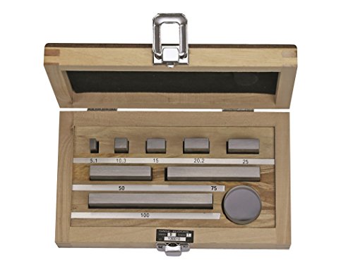 CNC QUALITÄT Parallelendmaß- Prüfsatz für Mikrometer - nach DIN 863 - mit Planglas - 12 Teile CNC QUALITÄT Parallelendmaß- Prüfsatz für Mikrometer - nach DIN 863 - mit Planglas - 12 Teile von CNC QUALITÄT