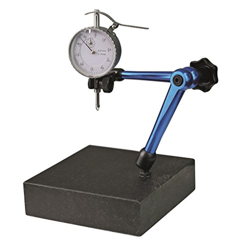 CNC QUALITÄT Präzisions-Messtisch mit Granitplatte, Messstativ und Messuhr - Messhöhe 200 mm von CNC QUALITÄT