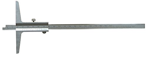 CNC QUALITÄT Präzisions Tiefenmessschieber 150 mm - DIN 862 - Messschieber aus rostfreiem Stahl von CNC QUALITÄT