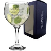 Gravur Großer Gin Ballon Glas Hochzeit Brautjungfern Geburtstag 21. 50. Geschenk von CNCGroupLtd