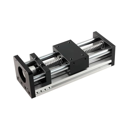 CNCMANS 200mm Effektiver Verfahrlänge Doppelter optischer Achsenführungs-Kugelumlaufspindel SFU1204 200mm, Linearaktuator Linearführungen Lineartisch-Aktuator für DIY-CNC-Fräserteile und 3D-Drucker CNCMANS 200mm Effektiver Verfahrlänge Doppelter optischer Achsenführungs-Kugelumlaufspindel SFU1204 200mm, Linearaktuator Linearführungen Lineartisch-Aktuator für DIY-CNC-Fräserteile und 3D-Drucker von CNCMANS
