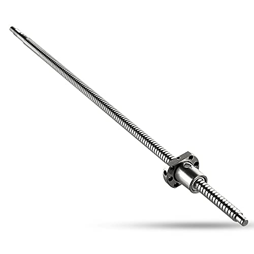 CNCMANS Kugelumlaufspindel SFU1605-900mm Edelstahl Ball Screw Gewindespindel mit Kugelmutter und Bearbeitetem Ende Spielfrei Ohne Seitliche Endstützen für automatisierte Ausrüstung (SFU1605 900mm) von CNCMANS