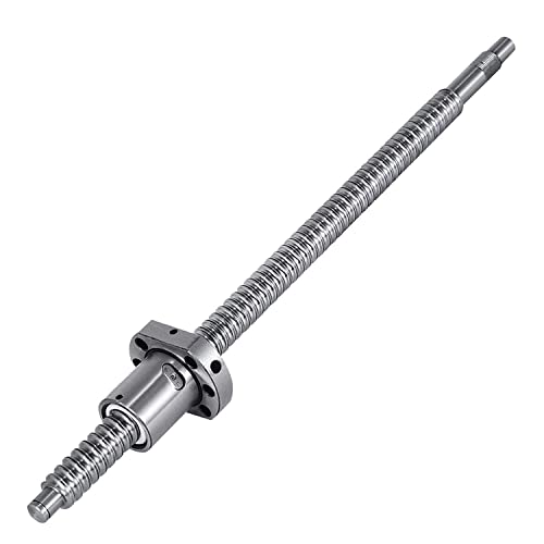 CNCMANS Kugelumlaufspindel SFU2505-1500mm Edelstahl Ball Screw Gewindespindel mit Kugelmutter und Bearbeitetem Ende Spielfrei Ohne Seitliche Endstützen für automatisierte Ausrüstung (RM2505-1500mm) von CNCMANS