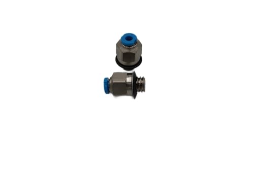 2er Set Festo Pneumatik Steckverschraubung M3 auf 2mm Pneumatikschlauch QSM-M3-2 133027 (M3-2mm) von CNCTEC