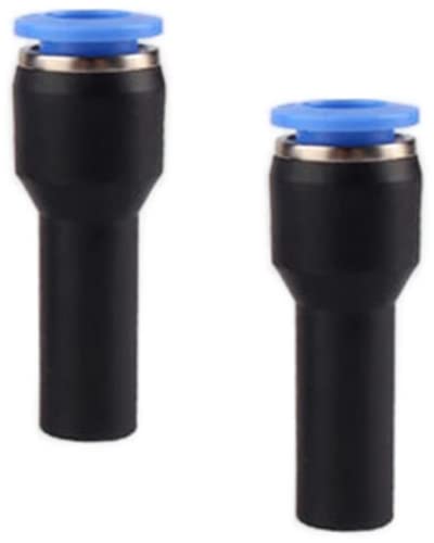 Pneumatik Reduzierung Stecknippel auf IQS Schlauchanschluss 2er Set 12mm auf 8mm / 12-8mm Stecknippel zu Schlauch von CNCTEC