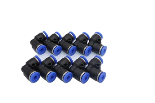 4mm IQS Pneumatik Winkel-Steckverbinder 90° 10 Stück - Schlauchverbinder Druckluftverbinder von CNCTEC