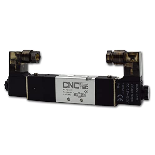 Pneumatik Magnet- Wegeventil 5/3 Wegeventil 1/8" 24 Volt DC (5/3 Wege 1/8" 24 Volt DC) von CNCTEC