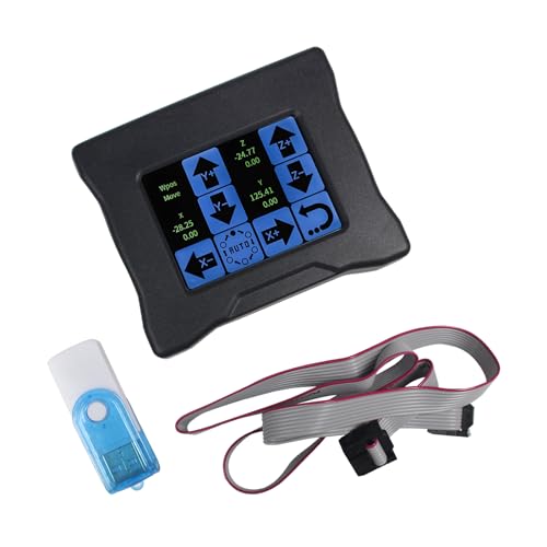 CNCTOPBAOS CNC-Oberfräse, GRBL Offline-Controller, 7,1 cm (2,8 Zoll) Touchscreen LCD-Display, Touchscreen, Offline-Steuermodul für 3018-PRO, 3018-PRO-MAX, 3020 Plus, 4540, 3 Achsen GRBL von CNCTOPBAOS
