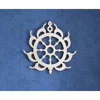 Heilige Geometrie, Sudarshan Chakra, Göttliches Zeichen von CNCWALLDECOR