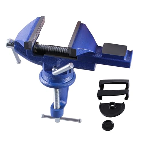 CNCYEAH 360° Drehbar Tischschraubstock, Schraubstock Klemmbar mit Amboss und Achse, Backenbreite 70mm für Werkbankschraubstock Holzbearbeitung Bohren Schneiden CNCYEAH 360° Drehbar Tischschraubstock, Schraubstock Klemmbar mit Amboss und Achse, Backenbreite 70mm für Werkbankschraubstock Holzbearbeitung Bohren Schneiden von CNCYEAH