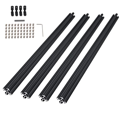 CNCYEAH 4 Stück 300mm Aluminiumprofil Extrusions Linearschiene Europäische Norm 20X20 T Typ Aluminium profil+4pcs L-Winkelsteckverbinder+50pcs T-Mutter+1pcs Schraubenschlüssel für 3D-Drucker CNC CNCYEAH 4 Stück 300mm Aluminiumprofil Extrusions Linearschiene Europäische Norm 20X20 T Typ Aluminium profil+4pcs L-Winkelsteckverbinder+50pcs T-Mutter+1pcs Schraubenschlüssel für 3D-Drucker CNC von CNCYEAH