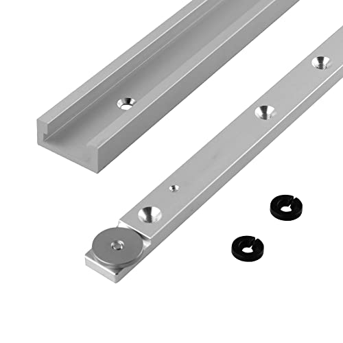 CNCYEAH Gehrungsstange, T-Schiene, Schlitz Gehrungsschiene Aluminiumlegierung Gehrungsstang-Slider Tischkreissäge Messstange Tischsäge Gehrungslehre Stange Holzbearbeitungswerkzeug(300MM) von CNCYEAH