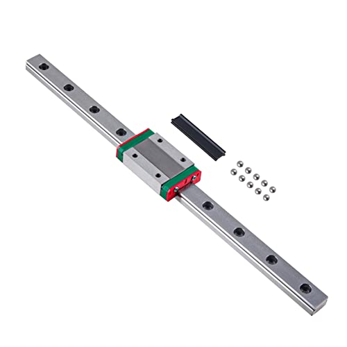 CNCYEAH MGN12H 300 mm Miniatur Lineare Schienenführung mit MGN12H Gleitblöcke Linearlager, linearem Führungsblock für automatische Geräte, Präzisionsmessgeräte von CNCYEAH