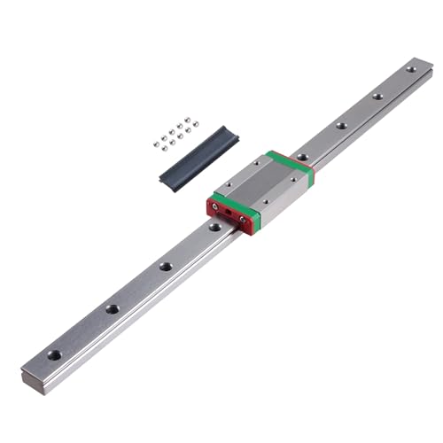 CNCYEAH MGN15H Linearführung 300 mm Miniatur Lineare Schienenführung mit MGN15H Gleitblöcke Linearlager, Linearem Führungsblock für automatische Geräte, Präzisionsmessgeräte von CNCYEAH