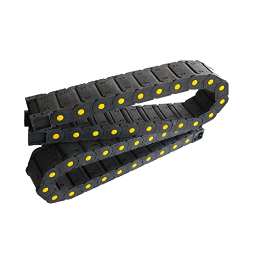 CNCYEAH Schleppkette, R55 25x77mm 1M Hochwertige Nylon Schwarz Energiekette Schleppkette Drahtträger Kabelschlepp für CNC Gravur Router Maschine Zubehör CNCYEAH Schleppkette, R55 25x77mm 1M Hochwertige Nylon Schwarz Energiekette Schleppkette Drahtträger Kabelschlepp für CNC Gravur Router Maschine Zubehör von CNCYEAH