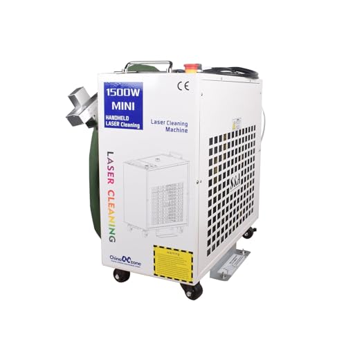 CNCZONE 1500W Handheld Fiber Laser Rost Öl, Farbe Entfernung Reinigungsmaschine Relfar Doppel Pendel 6 Arten von Reinigungsmodell von CNCZONE