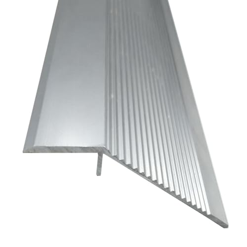 35 Zoll 39, Bodenübergangsstreifen, Schwellenstreifenhöhe weniger als 2, Randstreifen for Verbinden von Bodenlücken(Silver,L120cm/4ft) von CNDBAHHE