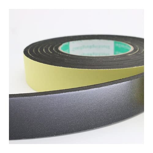 Dichtungsschaumband， 1 Stück stark haftendes schwarzes EVA-Schaum-Schwamm-Gummistreifenband, einseitig klebend, Antikollisionsschutz, for Fenster-/Türdichtungsstreifen(15mmx2mmx5M) von CNDBAHHE