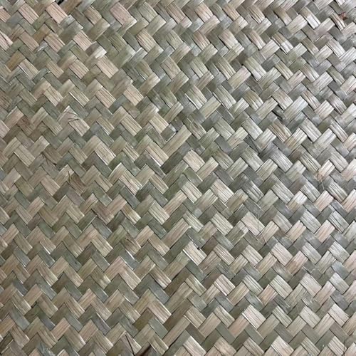 Gewebte Tischsets, 21-33cm Rectangle Woven Placemats Boho Rattan Placemats Natural Hand-Woven Water Hyacinth Placemats(Natural1,33 * 22cm) von CNDBAHHE