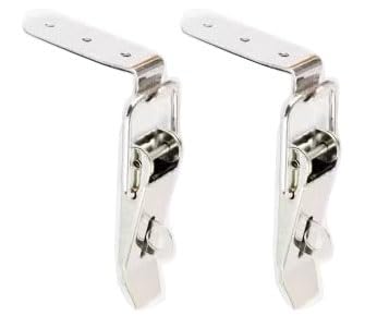 Knebelverschluss, Haspenverschluss, 2 STÜCKE 90 Grad DuckMouth Schnalle Hakenschloss Edelstahl Federbelastet Ziehen Toggle Latch Clamp Clip(304 Stainless Steel,503 505B) von CNDBAHHE