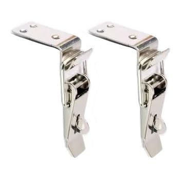 Knebelverschluss, Haspenverschluss, 2 STÜCKE 90 Grad DuckMouth Schnalle Hakenschloss Edelstahl Federbelastet Ziehen Toggle Latch Clamp Clip(304 Stainless Steel,503 A2) von CNDBAHHE