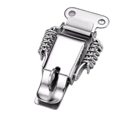 Knebelverschluss, Haspenverschluss, 2 Stück DuckMouth-Schnallenhakenschloss, 304 Edelstahl, gefederter Knebelverschluss, Haspenverschluss(B,58mm) von CNDBAHHE