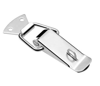 Knebelverschluss, Haspenverschluss, 2 Stück Edelstahl-Verschlüsse, for Schubladen/Werkzeugkästen/Schränke/Kasten/Koffer(5102B 80KG) von CNDBAHHE