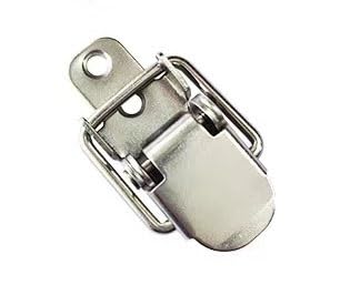 Knebelverschluss, Haspenverschluss, 2 stücke Edelstahl Chrom Toggle Latch for Brust Box Fall Koffer Werkzeug Verschluss(5824 42) von CNDBAHHE