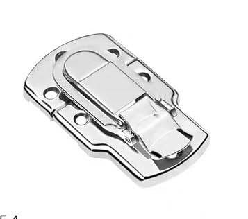 Knebelverschluss, Haspenverschluss, 2 stücke Edelstahl Chrom Toggle Latch for Brust Box Fall Koffer Werkzeug Verschluss(6401 89) von CNDBAHHE
