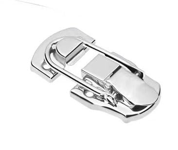 Knebelverschluss, Haspenverschluss, 2 stücke Edelstahl Chrom Toggle Latch for Brust Box Fall Koffer Werkzeug Verschluss(6404 72) von CNDBAHHE