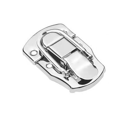 Knebelverschluss, Haspenverschluss, 2 stücke Edelstahl Chrom Toggle Latch for Brust Box Fall Koffer Werkzeug Verschluss(6405 60) von CNDBAHHE