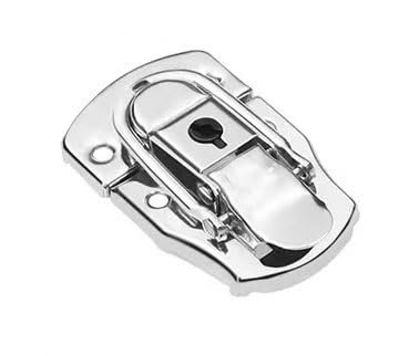 Knebelverschluss, Haspenverschluss, 2 stücke Edelstahl Chrom Toggle Latch for Brust Box Fall Koffer Werkzeug Verschluss(6405 60k) von CNDBAHHE
