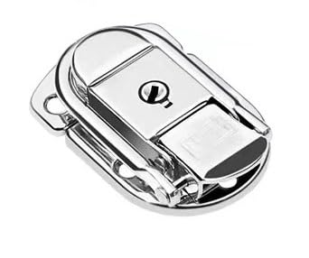 Knebelverschluss, Haspenverschluss, 2 stücke Edelstahl Chrom Toggle Latch for Brust Box Fall Koffer Werkzeug Verschluss(6411 58k) von CNDBAHHE