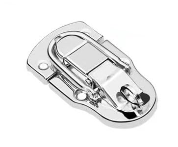Knebelverschluss, Haspenverschluss, 2 stücke Edelstahl Chrom Toggle Latch for Brust Box Fall Koffer Werkzeug Verschluss(6412 64k) von CNDBAHHE