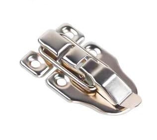 Knebelverschluss, Haspenverschluss, 2 stücke Edelstahl Chrom Toggle Latch for Brust Box Fall Koffer Werkzeug Verschluss(6420 65) von CNDBAHHE