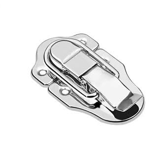 Knebelverschluss, Haspenverschluss, 2 stücke Edelstahl Chrom Toggle Latch for Brust Box Fall Koffer Werkzeug Verschluss(6421 82) von CNDBAHHE