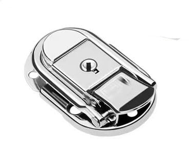 Knebelverschluss, Haspenverschluss, 2 stücke Edelstahl Chrom Toggle Latch for Brust Box Fall Koffer Werkzeug Verschluss(6425 61k) von CNDBAHHE