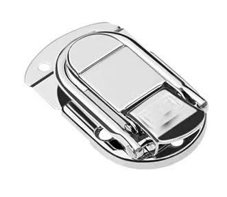 Knebelverschluss, Haspenverschluss, 2 stücke Edelstahl Chrom Toggle Latch for Brust Box Fall Koffer Werkzeug Verschluss(6429 66) von CNDBAHHE