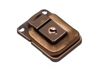 Knebelverschluss, Haspenverschluss, 2 stücke Edelstahl Chrom Toggle Latch for Brust Box Fall Koffer Werkzeug Verschluss(6445 40k1) von CNDBAHHE