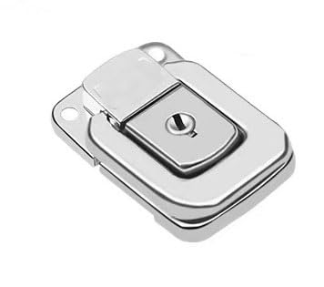 Knebelverschluss, Haspenverschluss, 2 stücke Edelstahl Chrom Toggle Latch for Brust Box Fall Koffer Werkzeug Verschluss(6445 50k) von CNDBAHHE