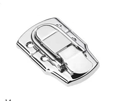 Knebelverschluss, Haspenverschluss, 2 stücke Edelstahl Chrom Toggle Latch for Brust Box Fall Koffer Werkzeug Verschluss(6450 76) von CNDBAHHE