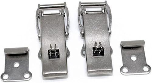 Knebelverschluss, Haspenverschluss, 2 stücke Mund Klemme Haken Fall Schloss Edelstahl Ente Schnalle Holz Frühling Clip Knebelverschluss, Haspenverschluss, 2 stücke Mund Klemme Haken Fall Schloss Edelstahl Ente Schnalle Holz Frühling Clip von CNDBAHHE