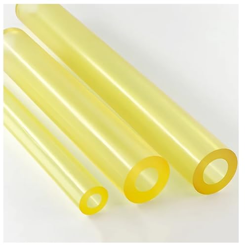 Polyurethan-Stab, hochelastischer Gummistab, 1 Stück PU-Polyurethan-Kunststoffrohr aus elastischem Gummi, Durchmesser 16–100 mm, Bohrlochdurchmesser 6–10 mm, Länge 500 mm(50 * 8mm) von CNDBAHHE
