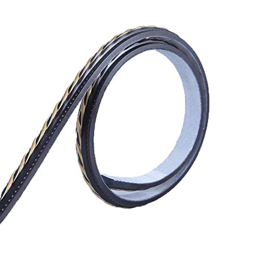 Tapetenbordüren, Sockelleisten, 16,4 ftTapete Abziehen und Aufkleben Deckenbordüre Türrahmen Taillenlinie Innendekoration(Black,W2CM) von CNDBAHHE