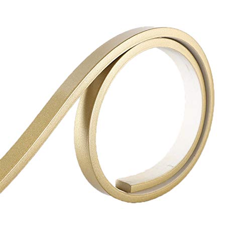 Tapetenbordüren, Sockelleisten, 16,4 ftTapete Abziehen und Aufkleben Deckenbordüre Türrahmen Taillenlinie Innendekoration(Light Gold,W2cm) von CNDBAHHE