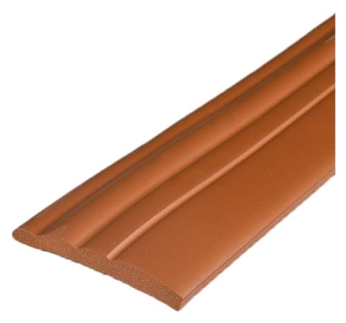 Tapetenbordüren, Sockelleisten, 16,4 ftTapete Wandpaneele Abziehen und Aufkleben Deckenbordüre Türrahmen Taillenlinie Innendekoration(Coffee,W12.5cm) von CNDBAHHE