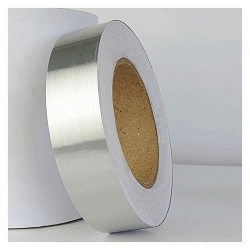 Tapetenbordüren, Sockelleisten, 164ft Formteil Abziehen - Wandbordüre Selbstklebende Deckenbordüre Türrahmen Taillenlinie Innendekoration(Brushed Silver,W: 0.5cm) von CNDBAHHE