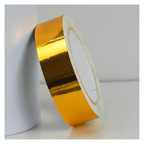 Tapetenbordüren, Sockelleisten, 164ft Formteil Abziehen - Wandbordüre Selbstklebende Deckenbordüre Türrahmen Taillenlinie Innendekoration(Dou Sided Shiny Gold,W: 2cm) von CNDBAHHE
