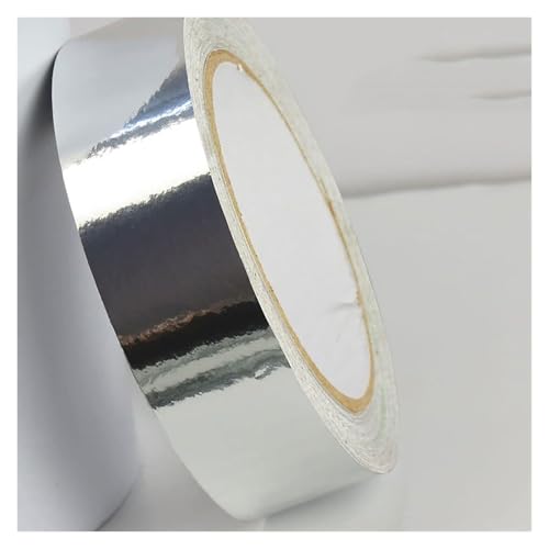 Tapetenbordüren, Sockelleisten, 164ft Formteil Abziehen - Wandbordüre Selbstklebende Deckenbordüre Türrahmen Taillenlinie Innendekoration(Shiny Silver,W: 5cm) von CNDBAHHE